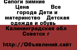 Сапоги зимние Skandia Tex › Цена ­ 1 200 - Все города Дети и материнство » Детская одежда и обувь   . Калининградская обл.,Советск г.